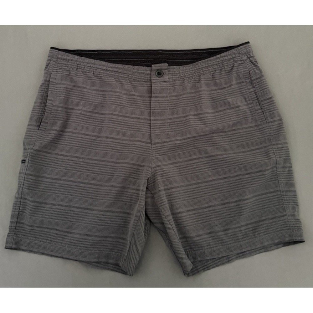 KUHL Shorts Mens Size XXL Gray Unlined Drawstring Waist Stretch Athletic Pockets